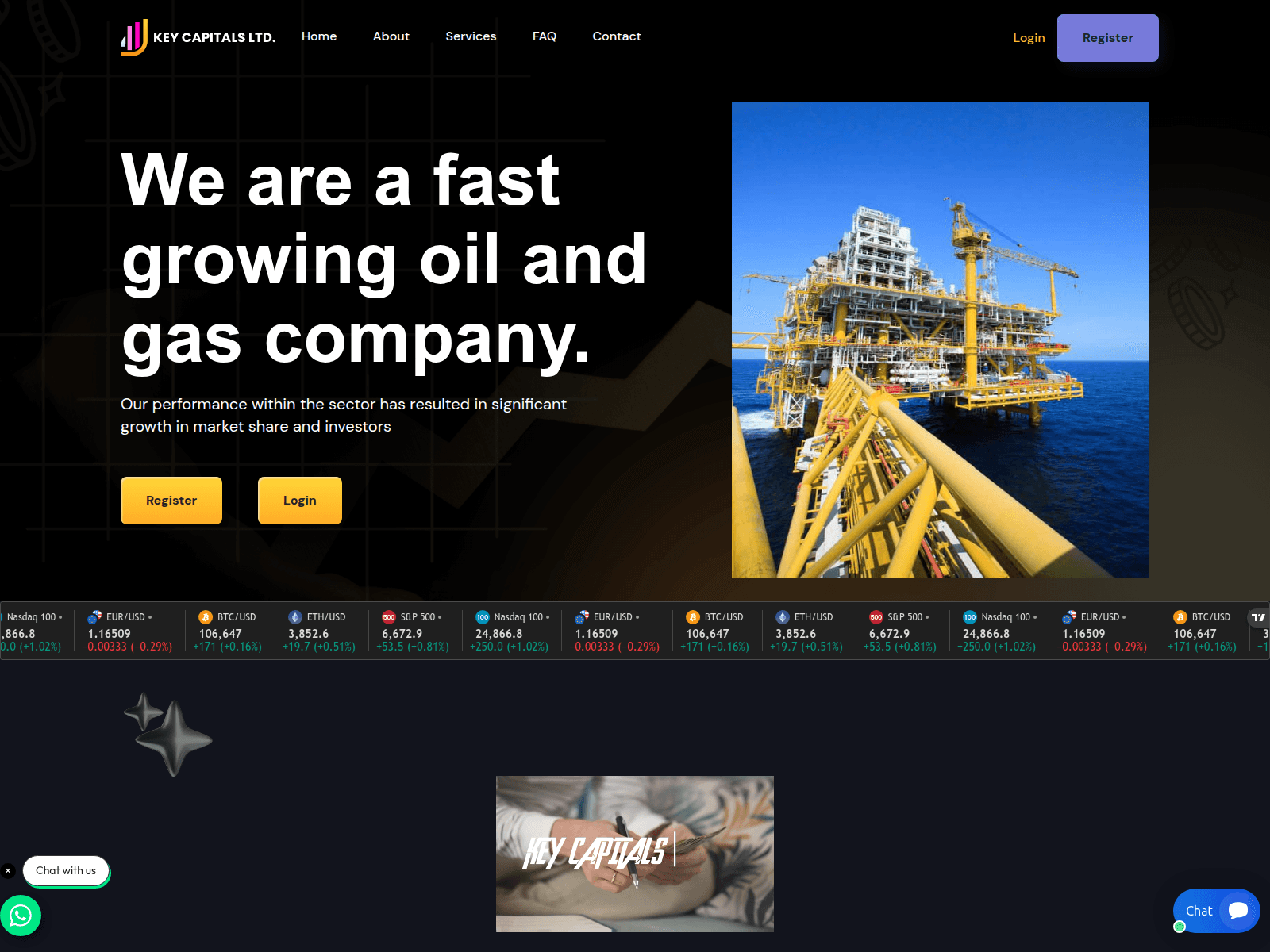 Screenshot of keycapitalsltd.org