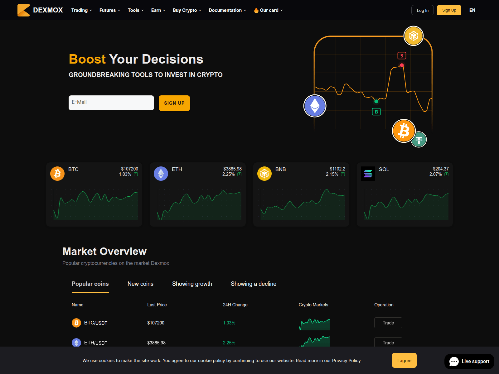 Forensic screenshot of dexmox.com
