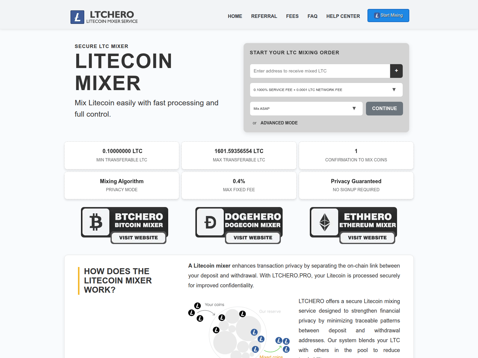 Screenshot of ltchero.pro