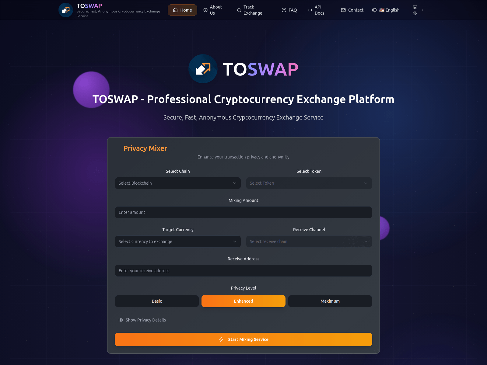 Screenshot of toswap.us