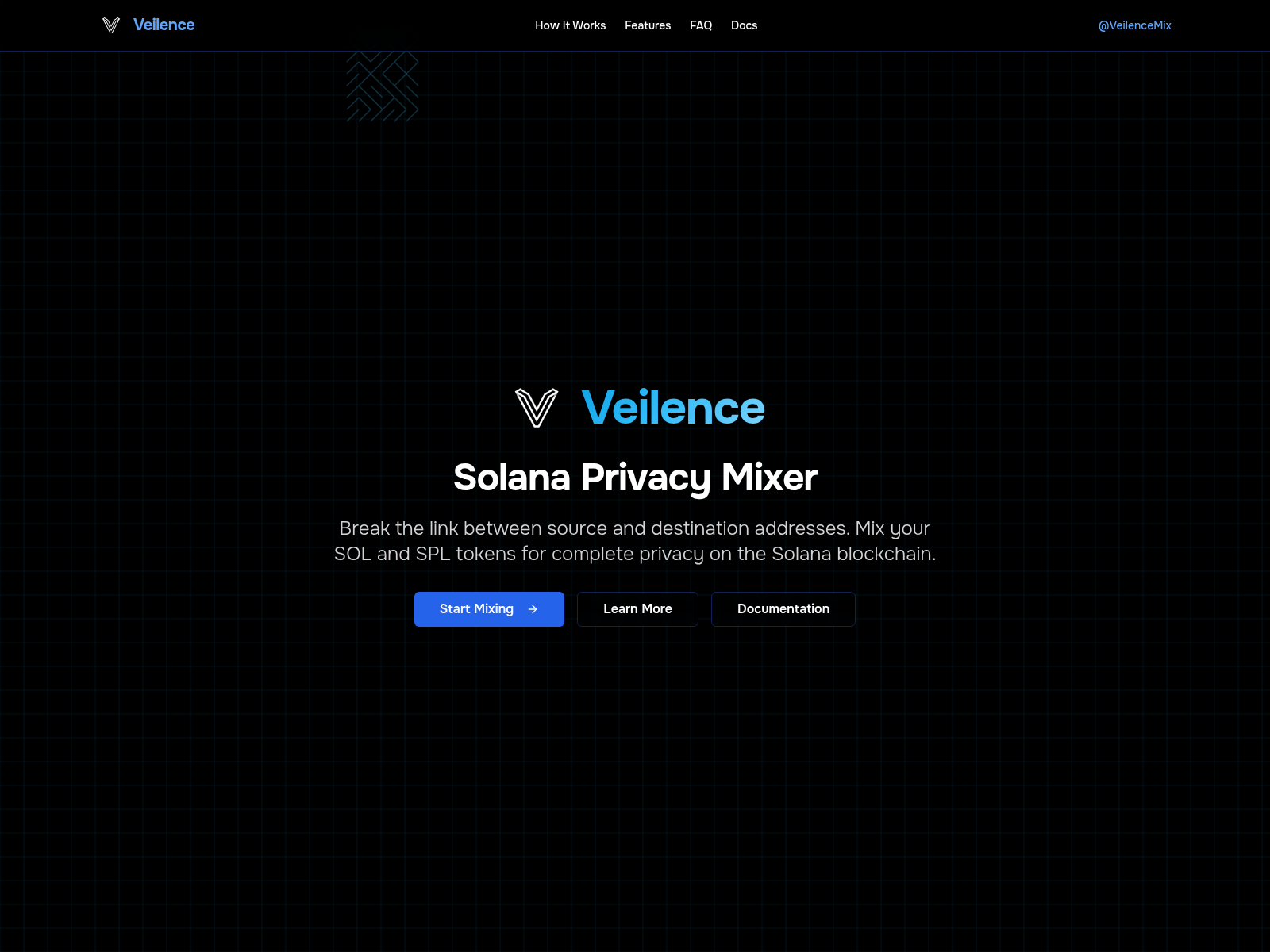 Screenshot of veilence.space