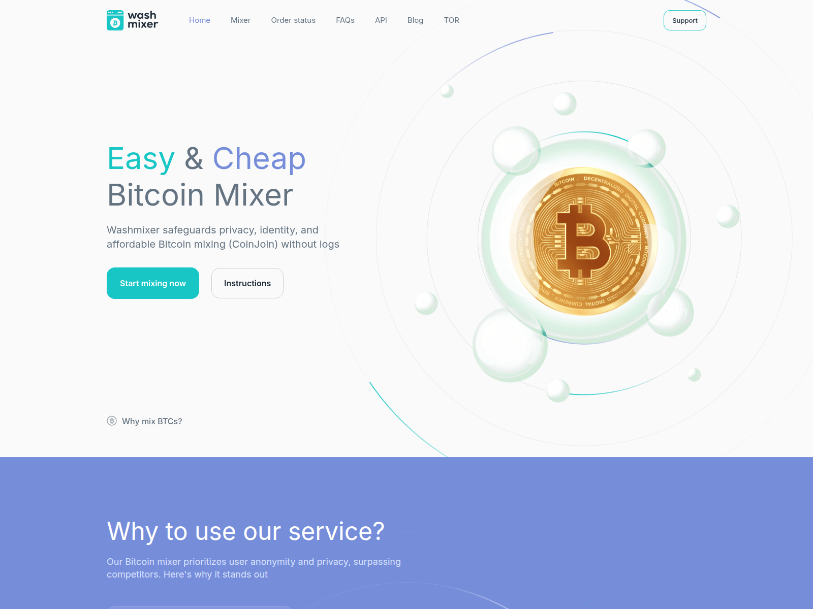 Screenshot of washmixer.com