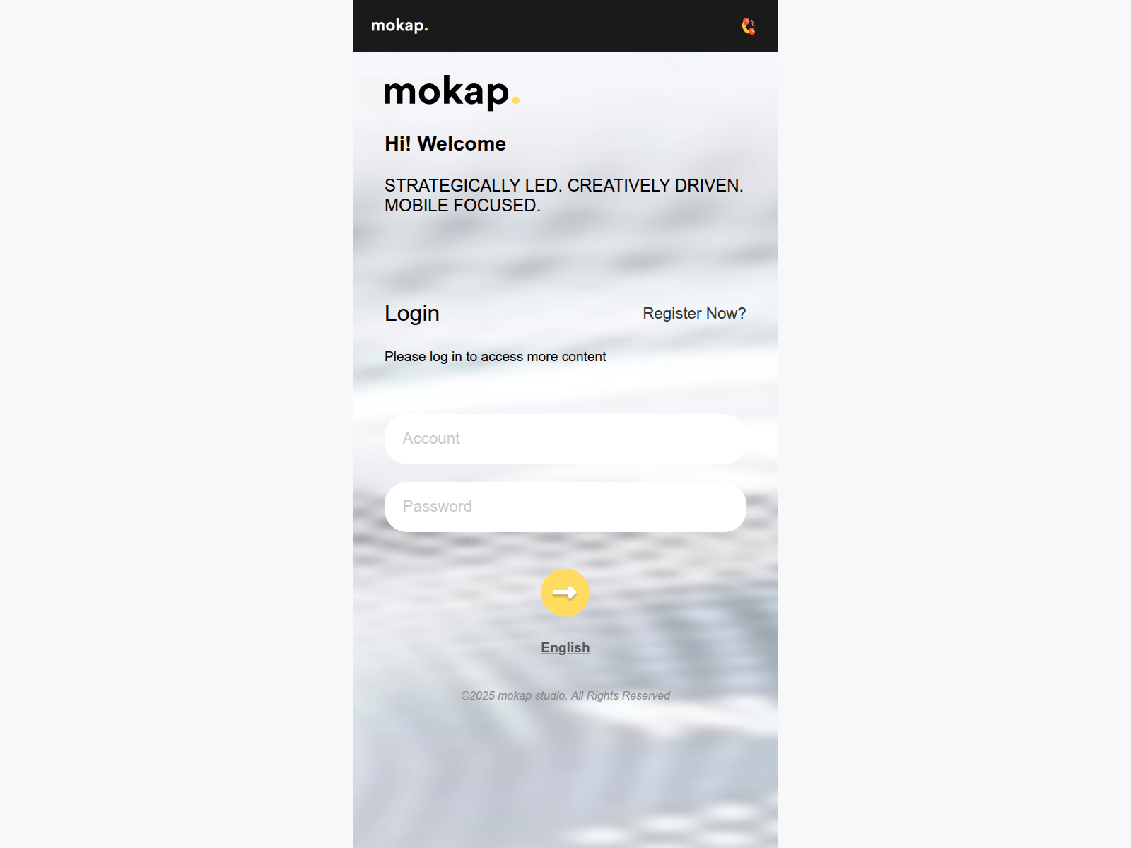 Screenshot of mokapstudioact.com