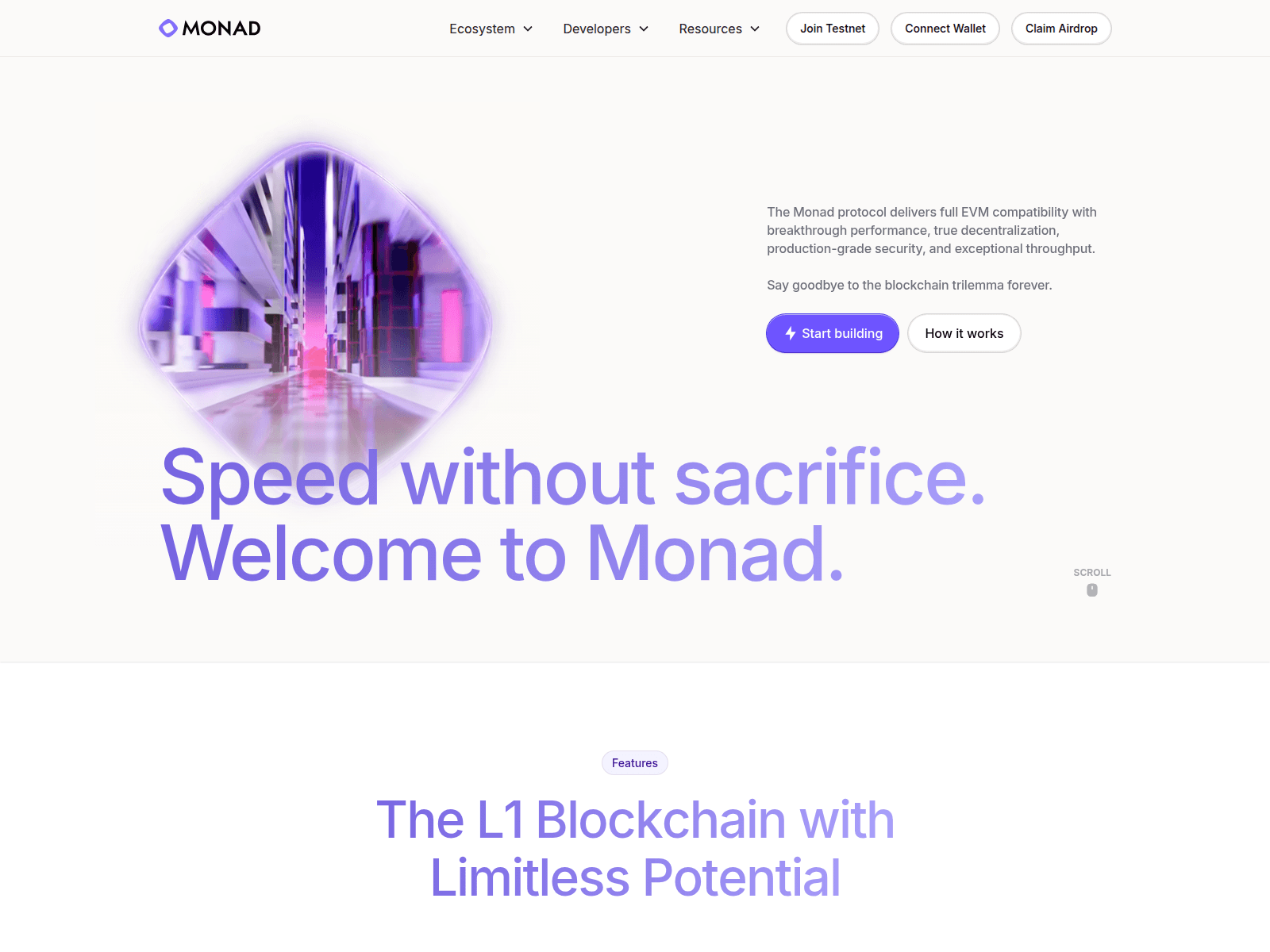 Screenshot of monadairdrop.cc