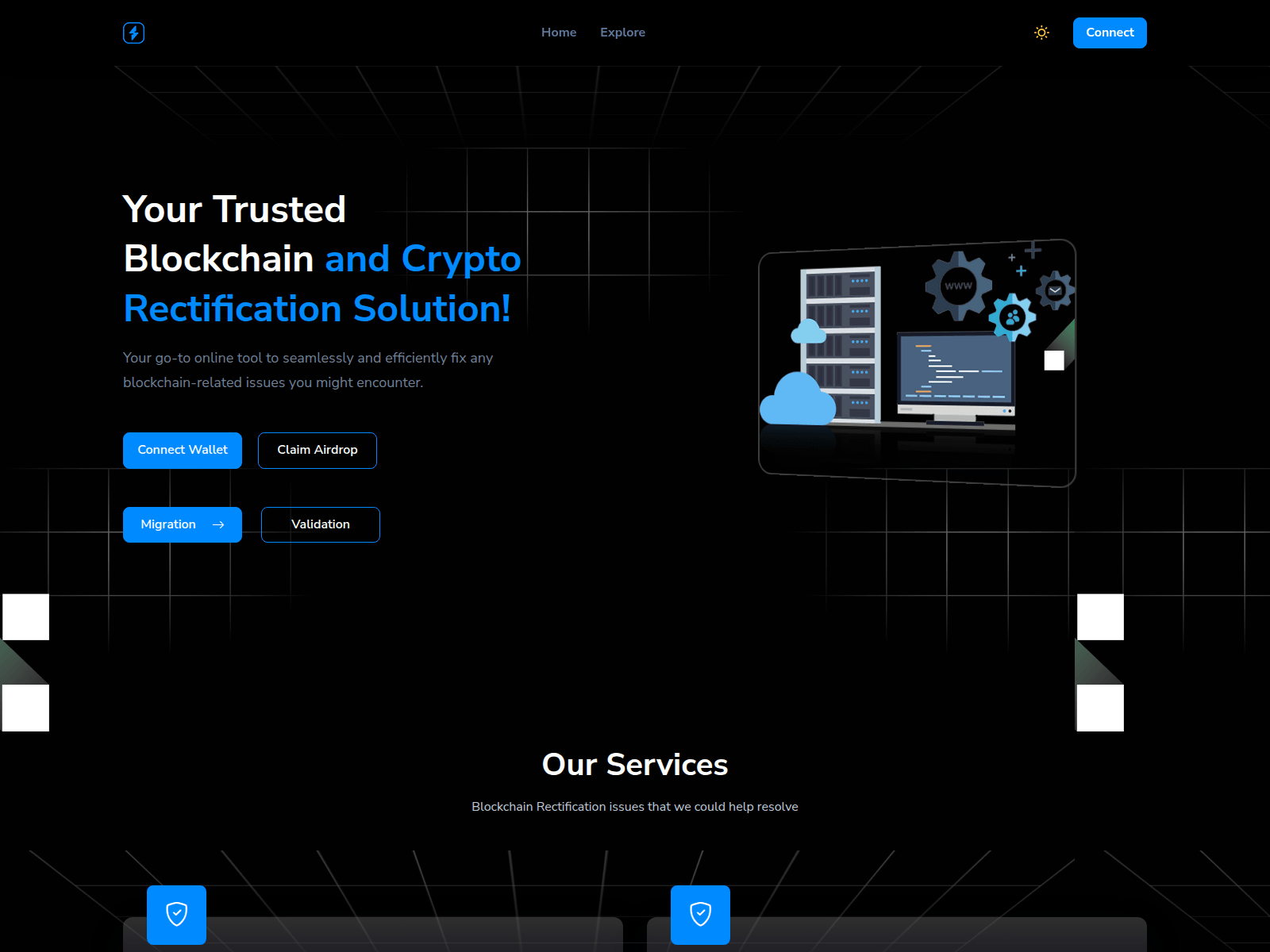 Screenshot of defiswiftpanel.web.app
