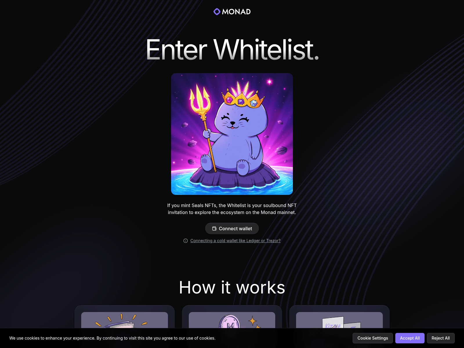 Screenshot of sealsnft.web.app