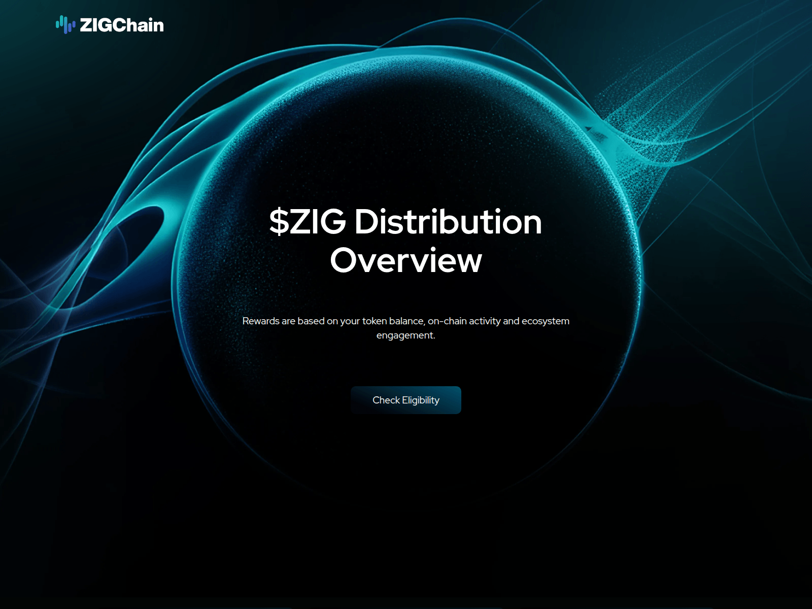 Screenshot of reward-zigchain.com