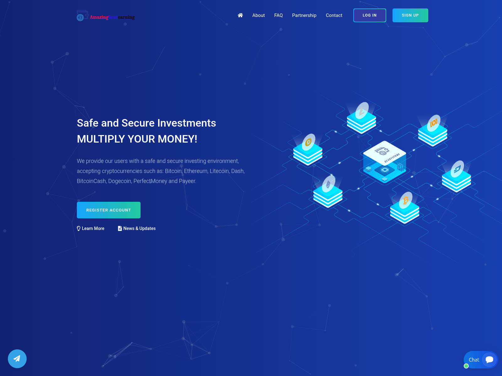 Screenshot of amazingbestearning.com
