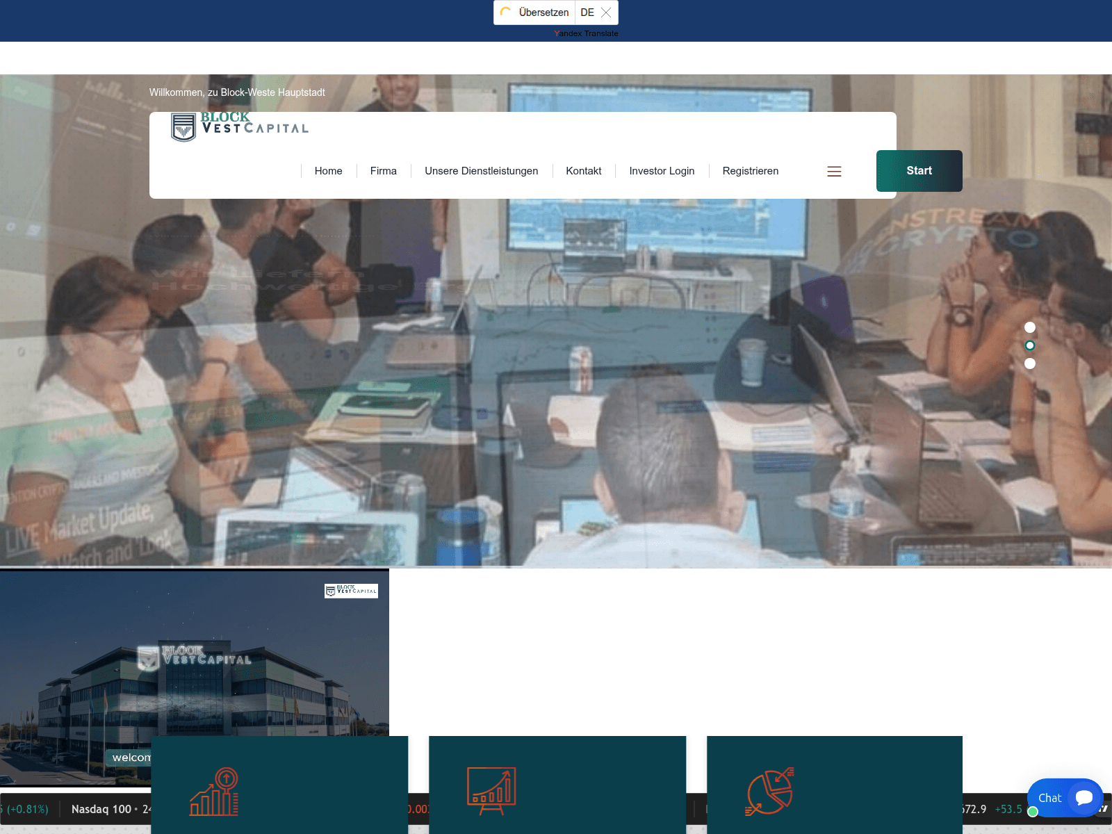 Screenshot of block-vestcapital.com
