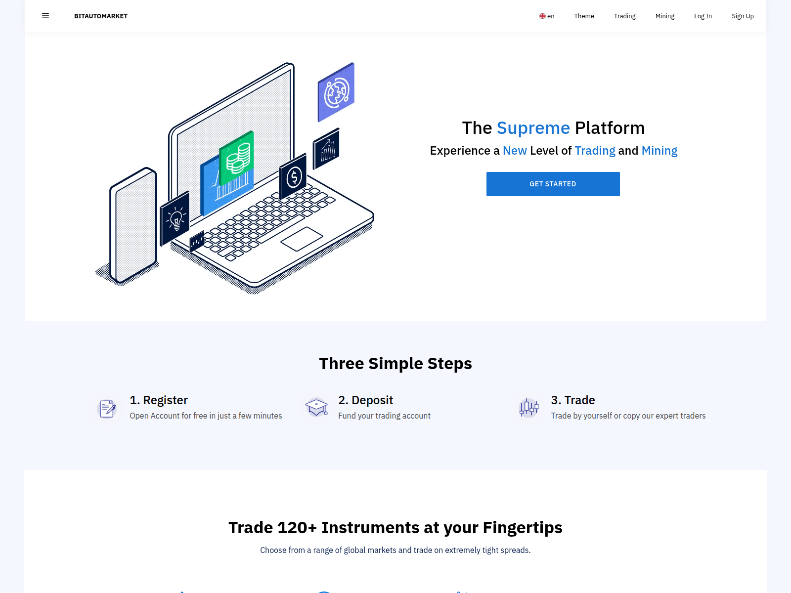 Screenshot of bitautomarket.pro