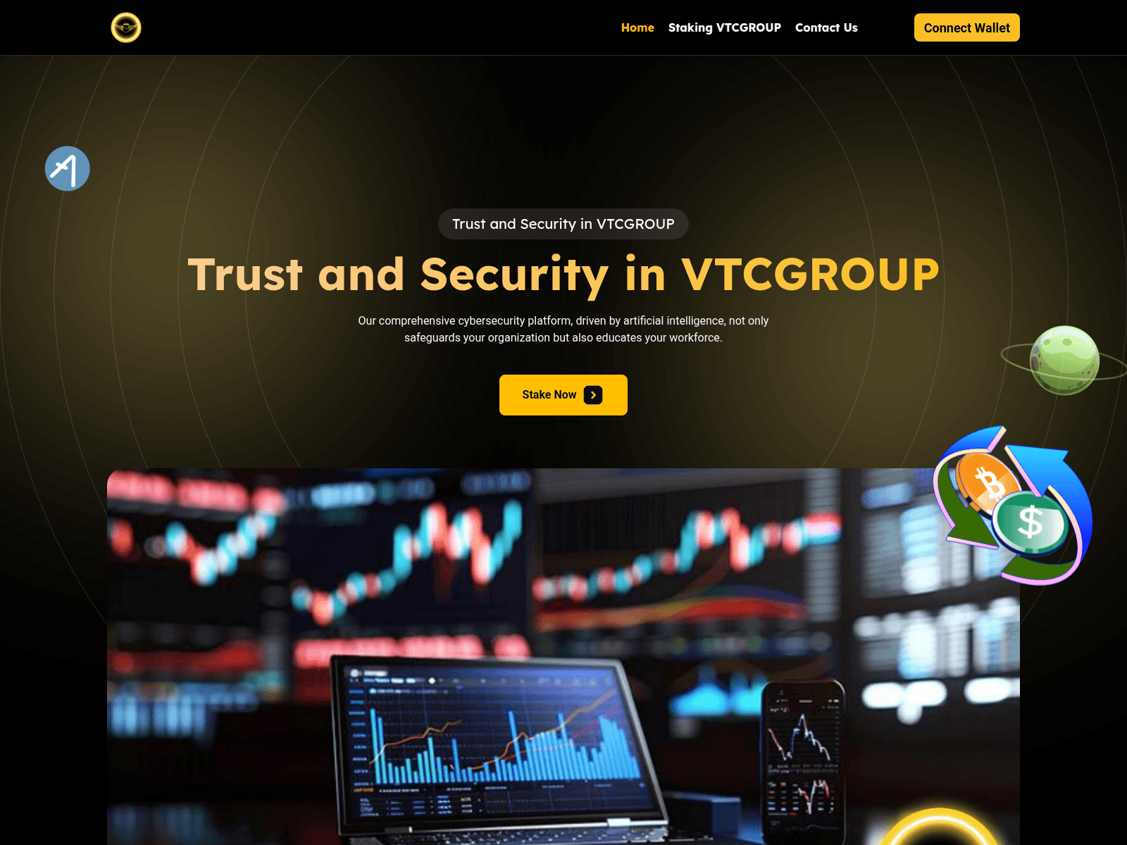Screenshot of vtcgroup.org