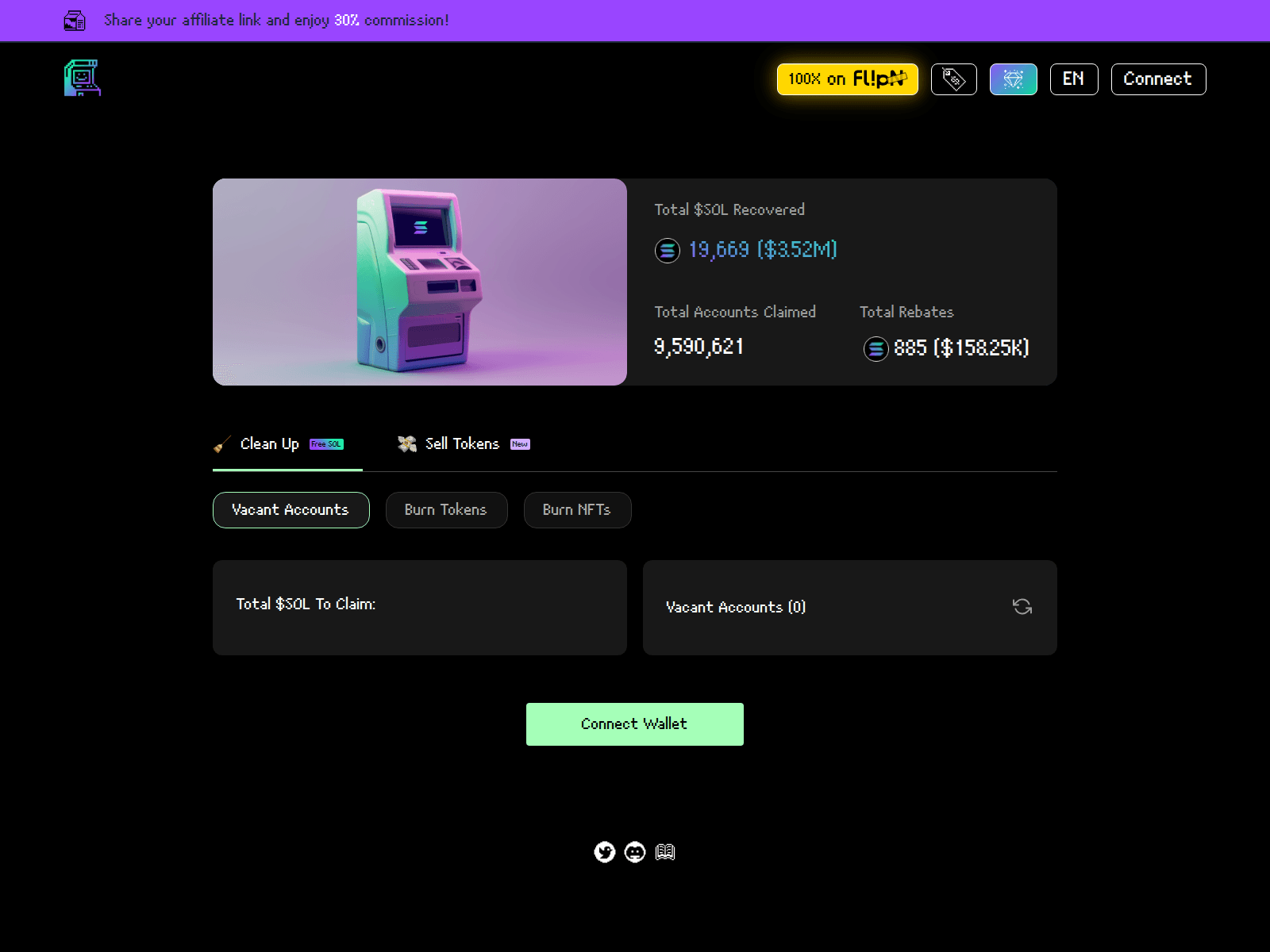 Screenshot of solanaget.live