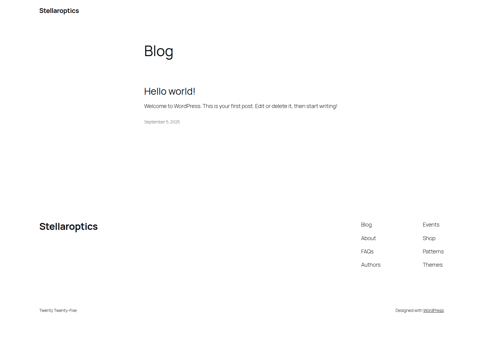 Screenshot of stellaroptics.cn