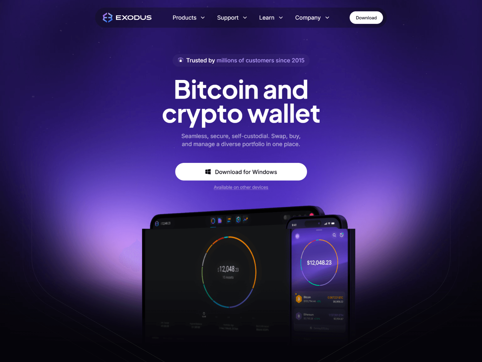 Screenshot of exodus.ghost.io