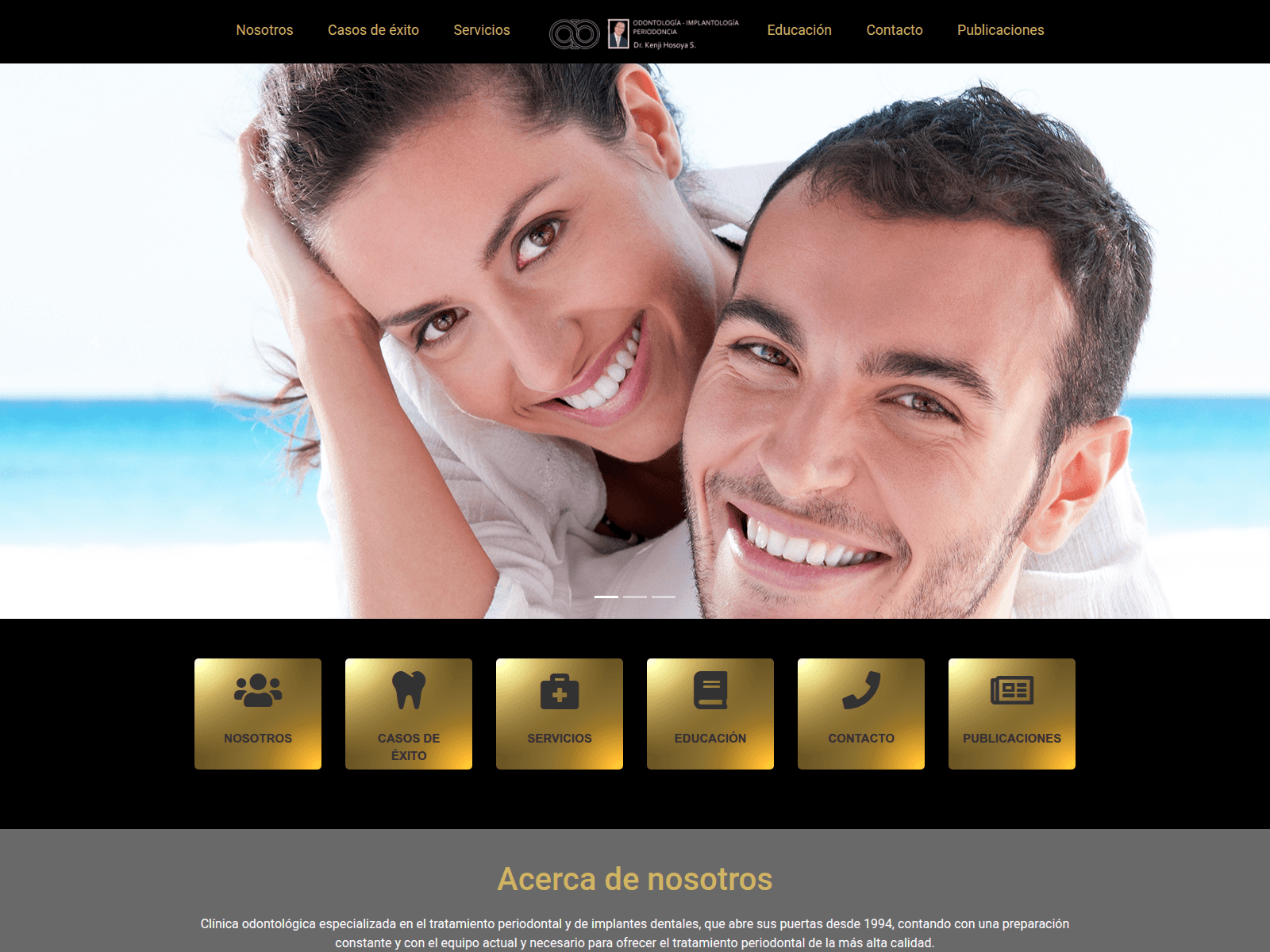 Screenshot of implanto-perio.com