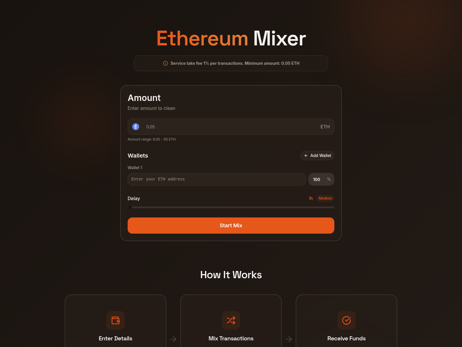 Screenshot of ethmixer.lol
