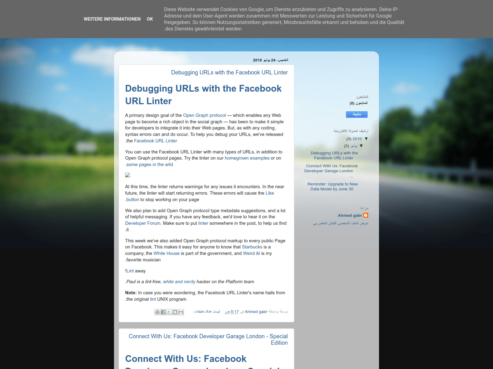 Screenshot of facebook-blog-com.blogspot.be