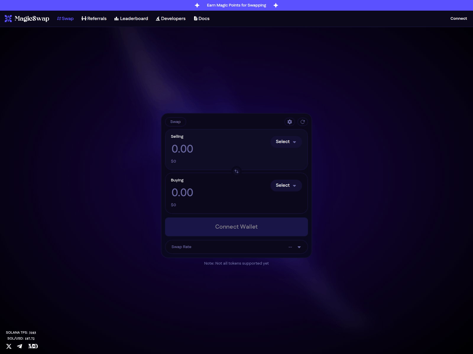 Screenshot of magicswap.pro