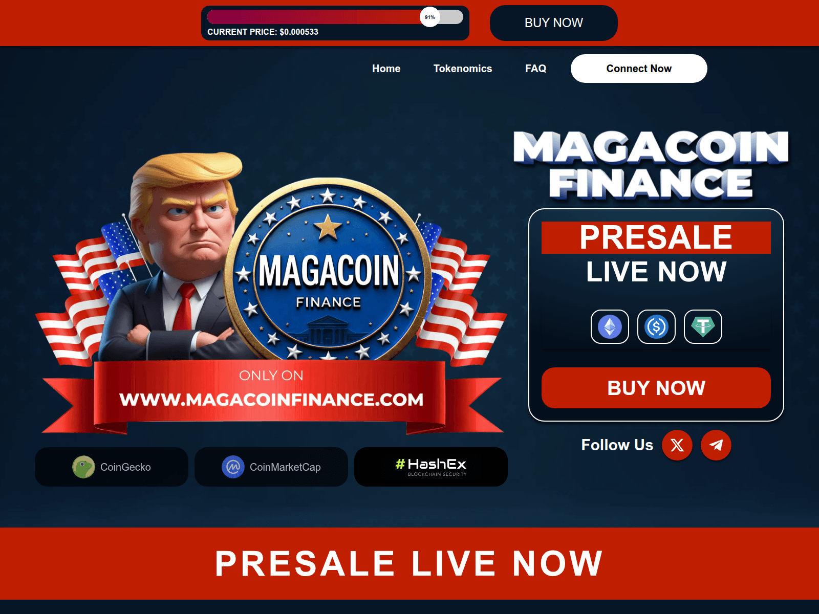 Screenshot of magafinance.info