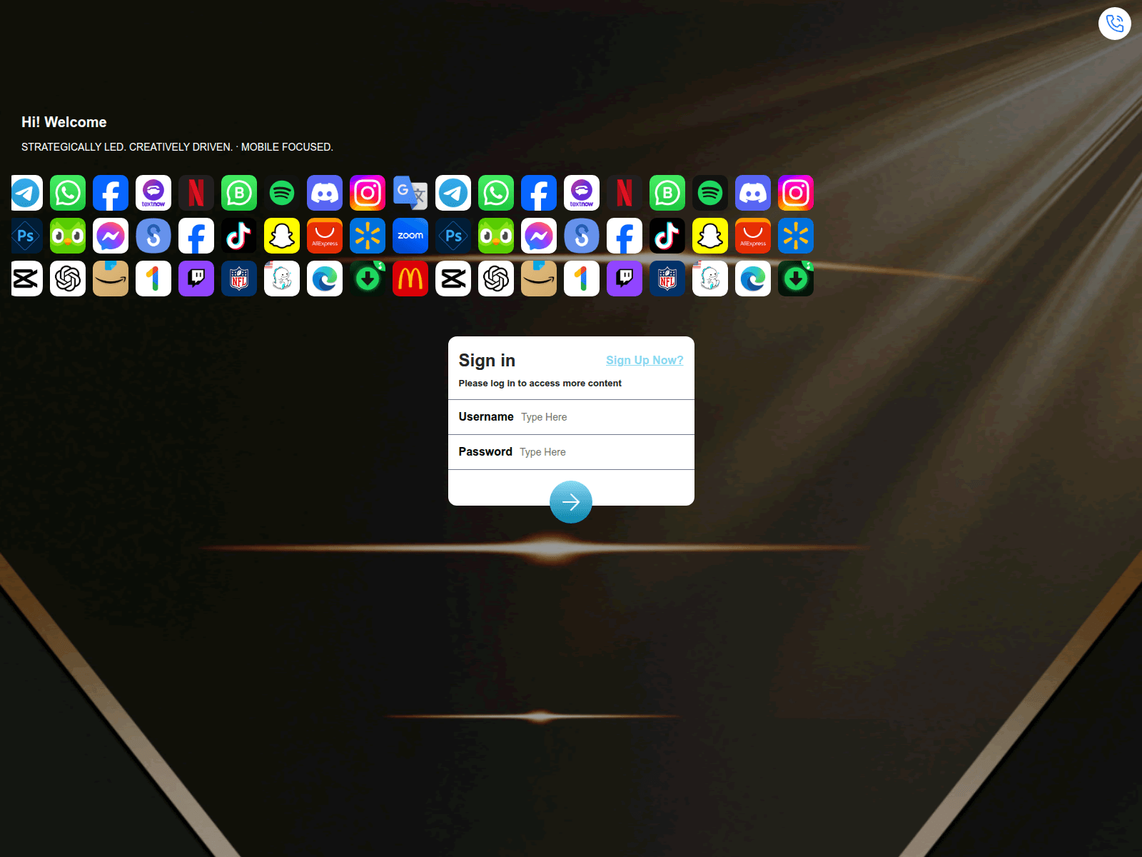 Screenshot of yzcs.americanensemble.org