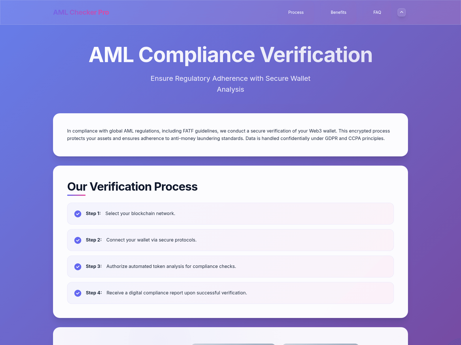 Screenshot of aml-checker-pro.info