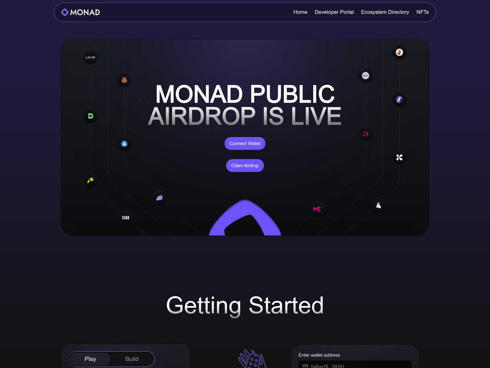 Screenshot of monad-eligibility.info