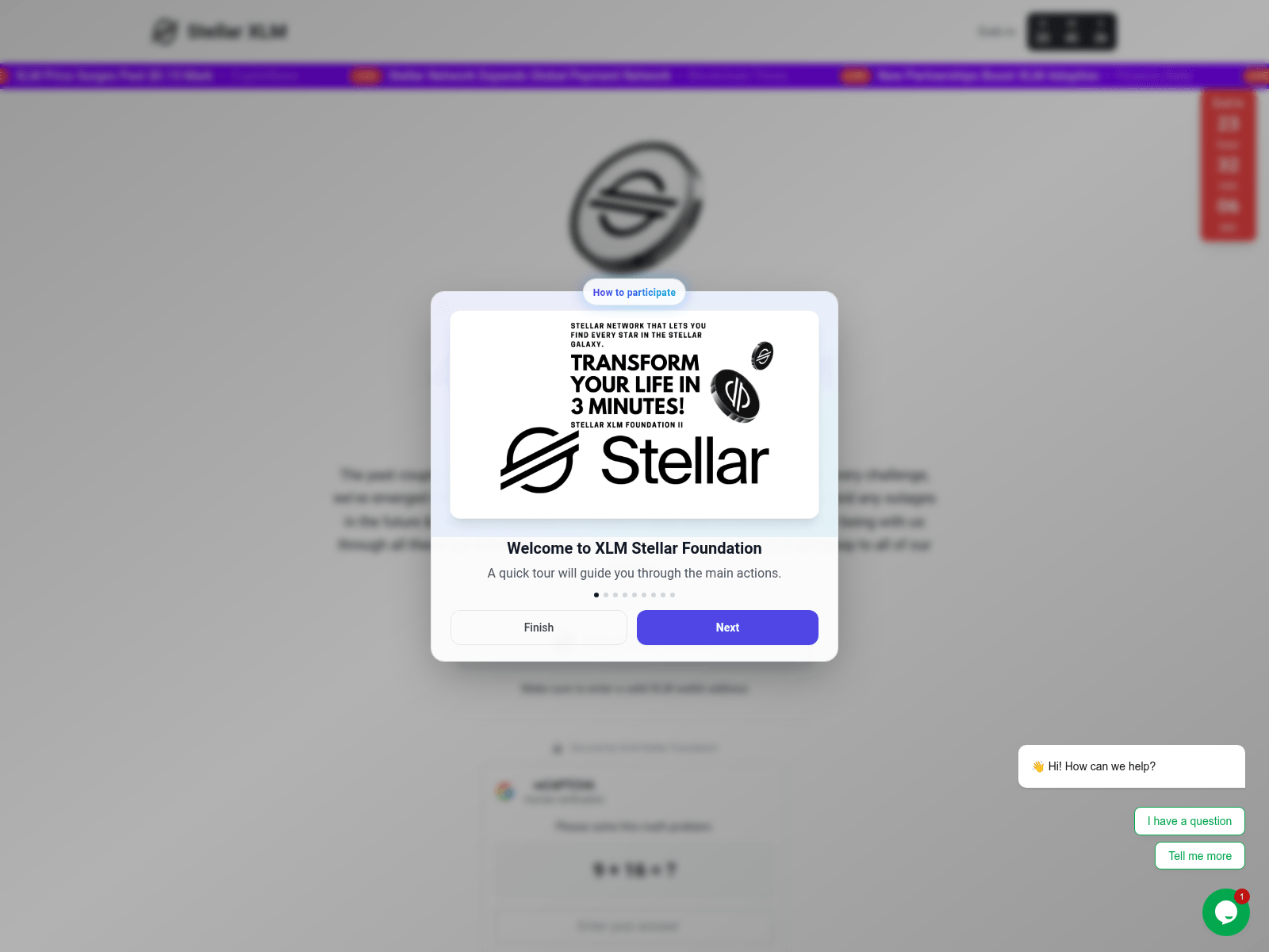 Screenshot of stellarfoundation.live
