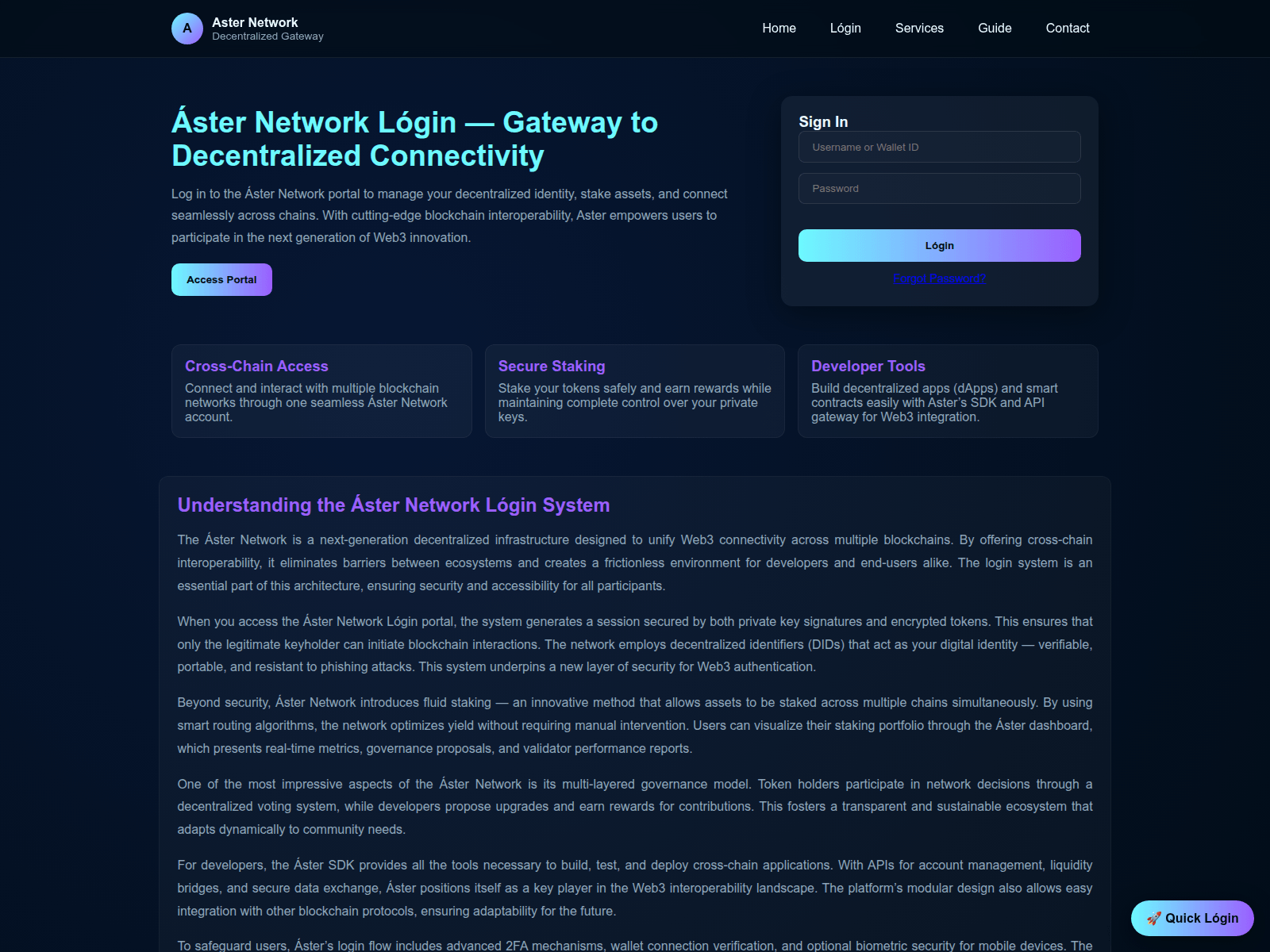 Screenshot of astar-netwrk.pages.dev