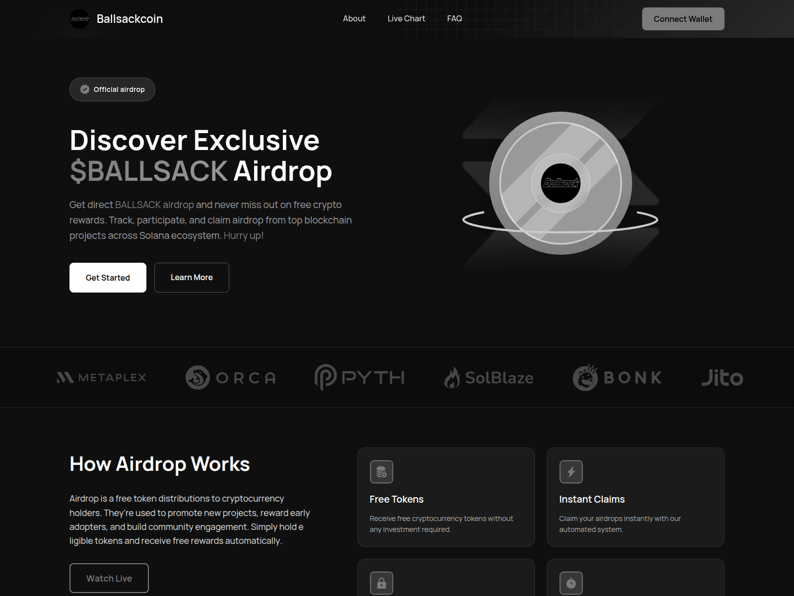Screenshot of ballsack.soldex.trade