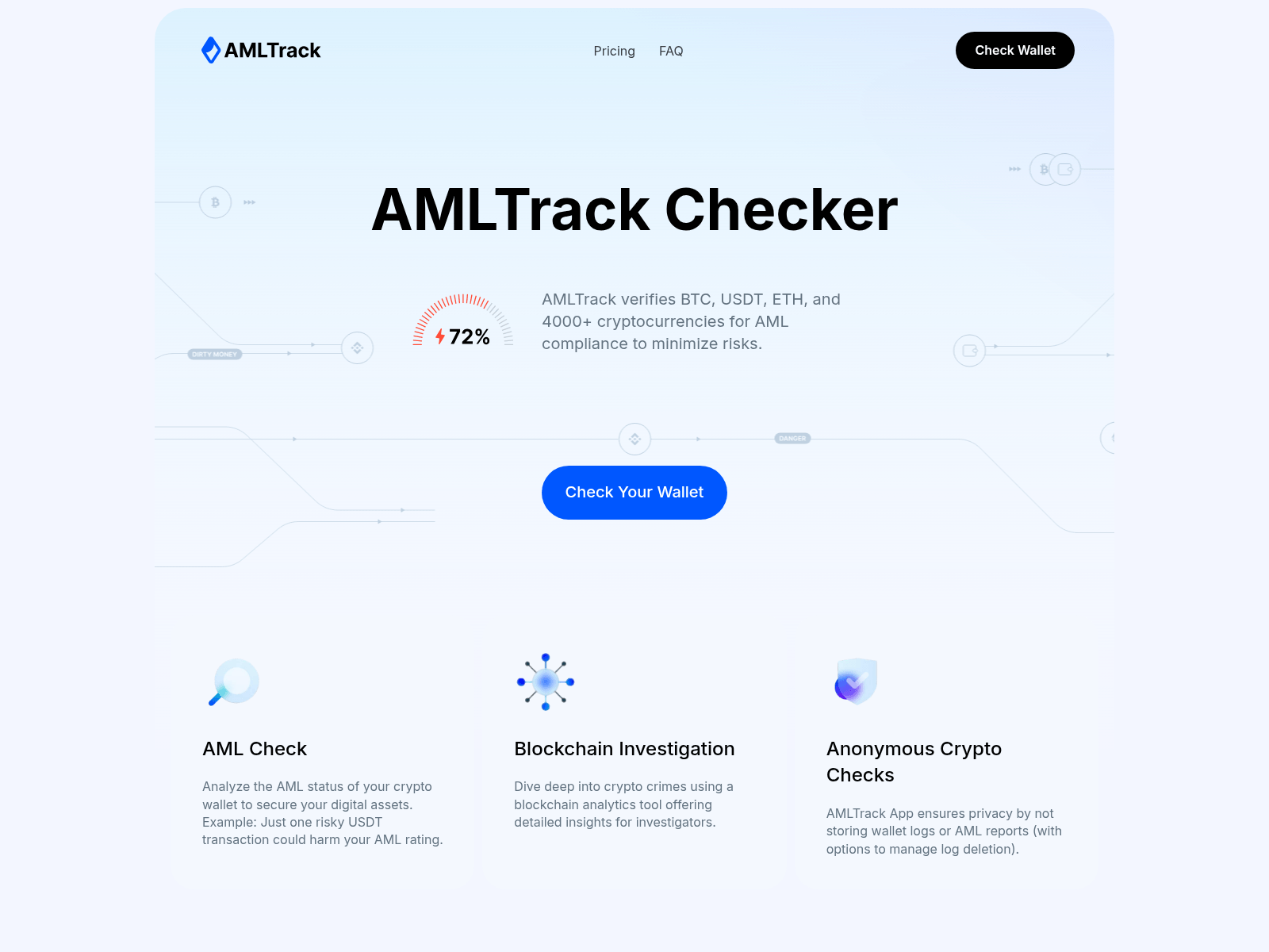 Screenshot of tracksaml.net