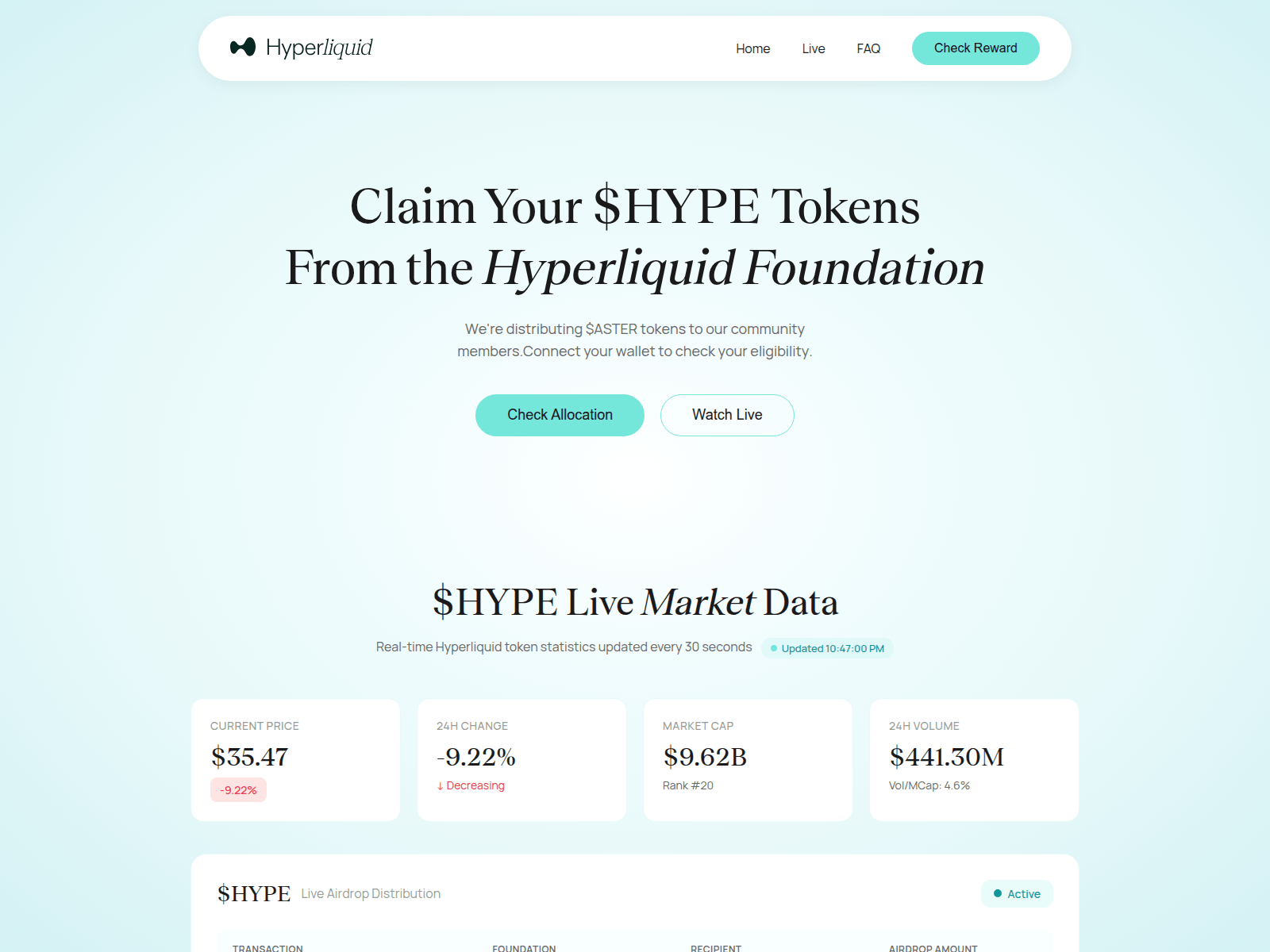 Screenshot of trades-hyperliquid.xyz