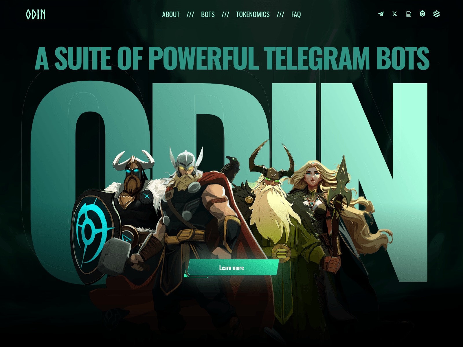 Screenshot of odin.tools