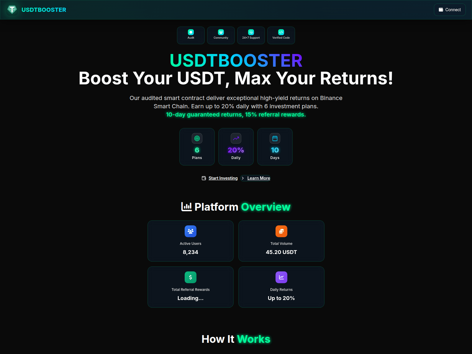 Screenshot of usdtbooster.org