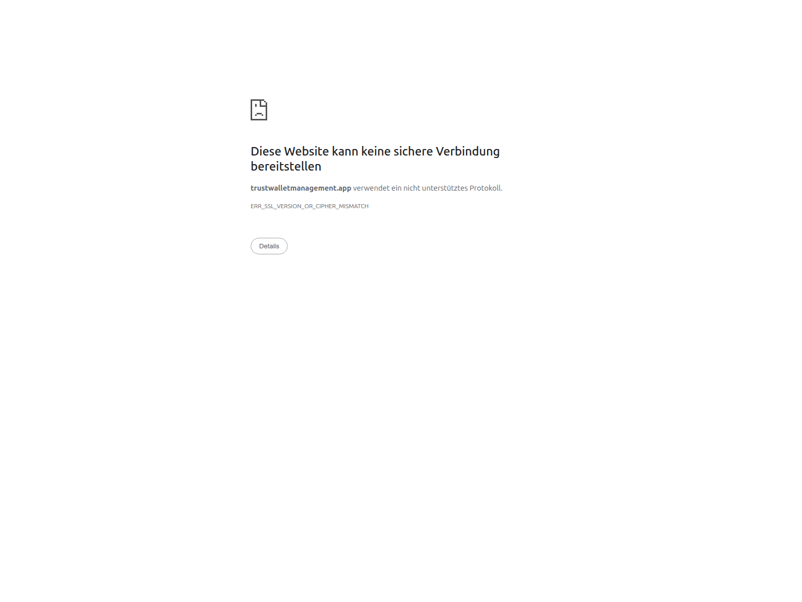 Screenshot of trustwalletmanagement.app