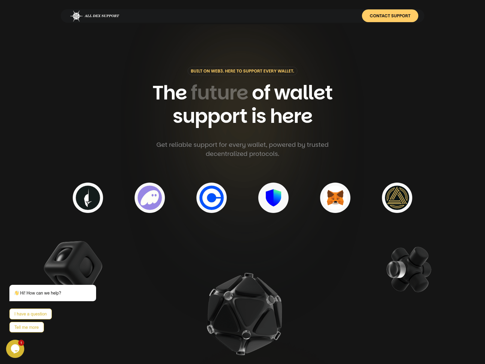 Screenshot of alldexsupporthub.com