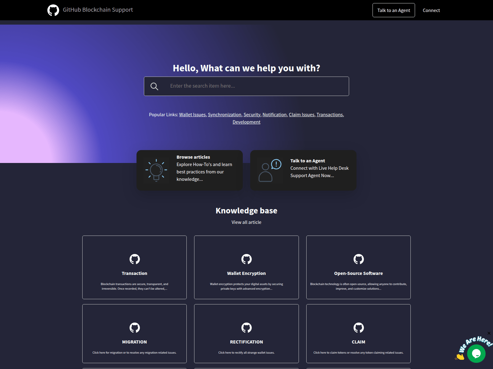 Screenshot of github-cryptoresolve.firebaseapp.com