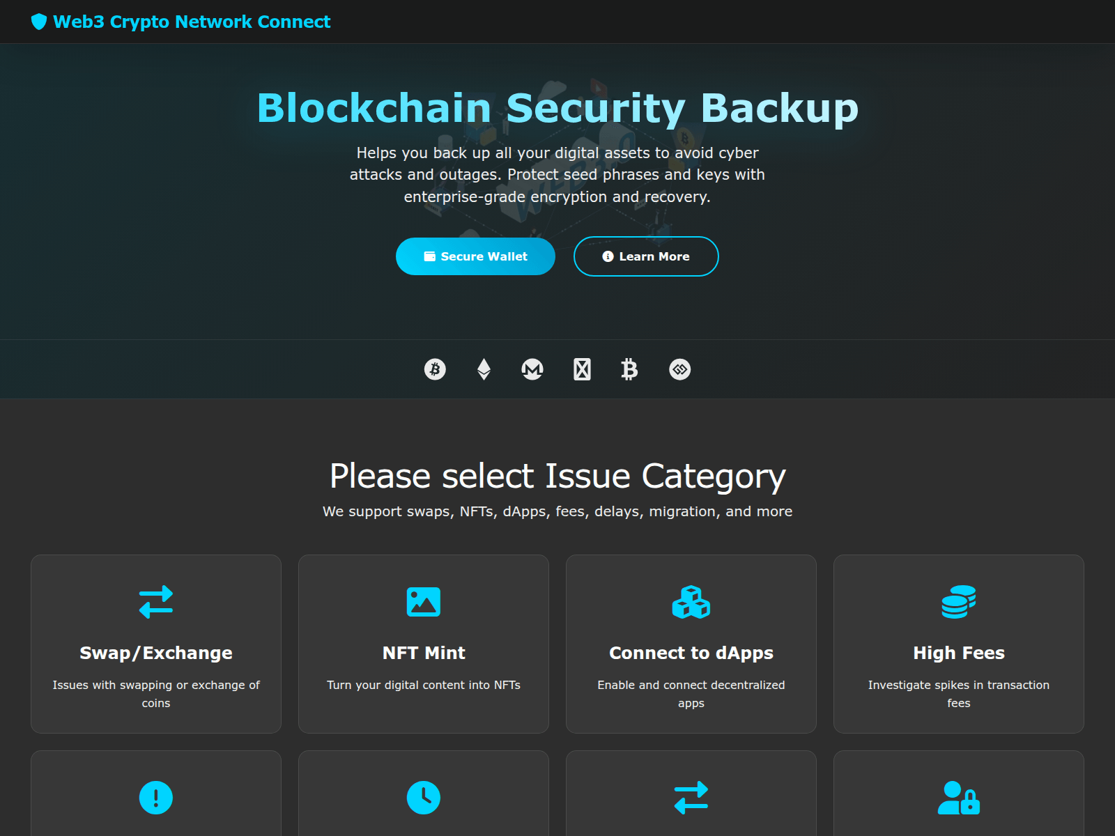 Screenshot of web3networkconnectpro.com