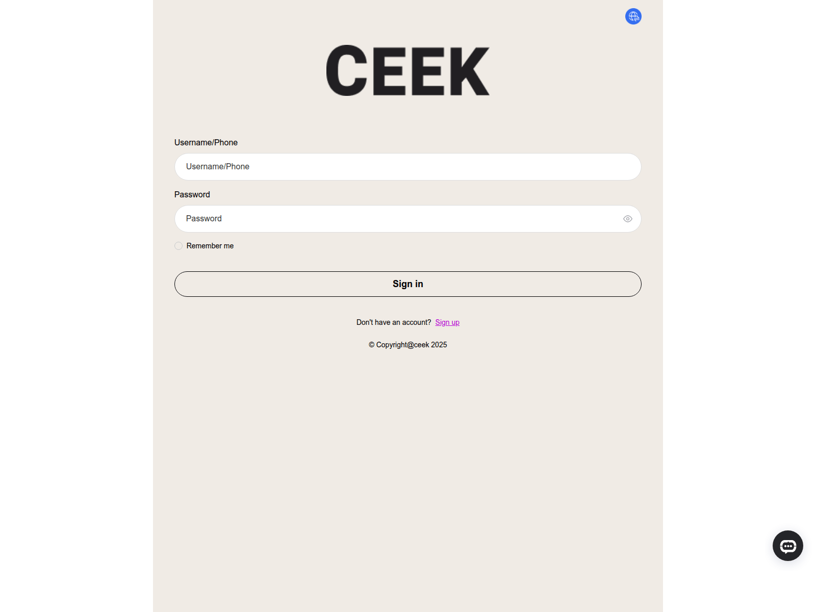 Screenshot of ceekhex.com