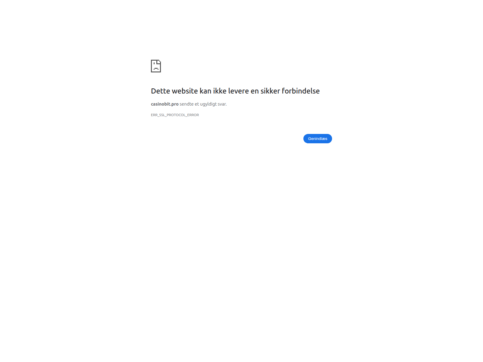 Screenshot of casinobit.pro
