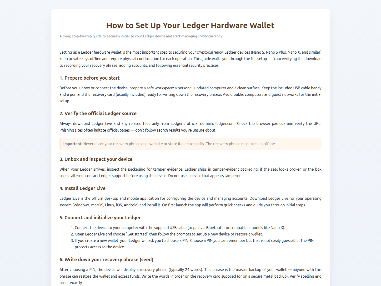 Screenshot of ledger-hardwere-app-doc.pages.dev