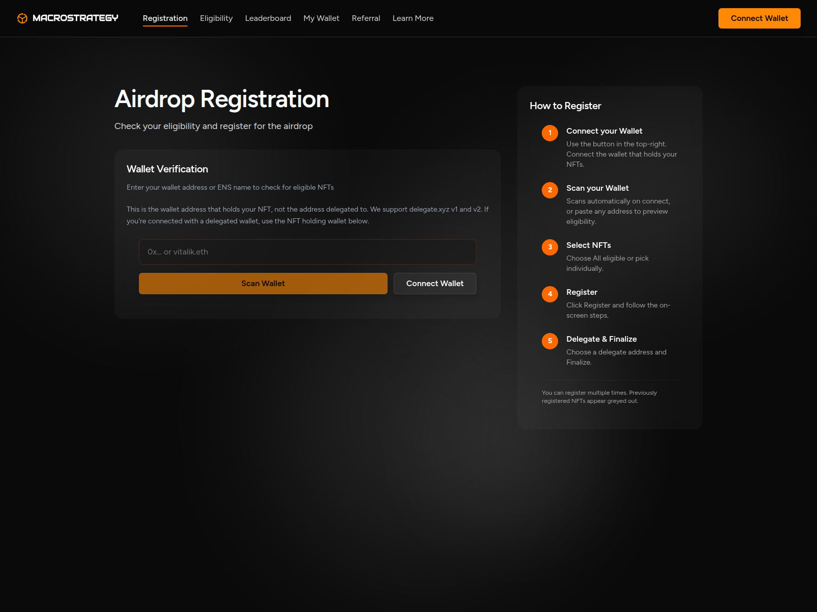 Screenshot of macrostrategy.tech
