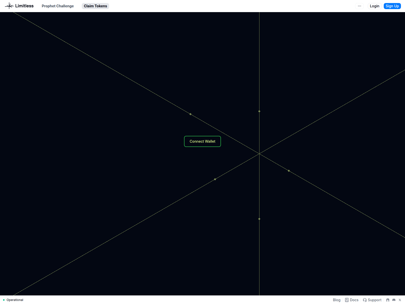 Screenshot of limitiess.xyz