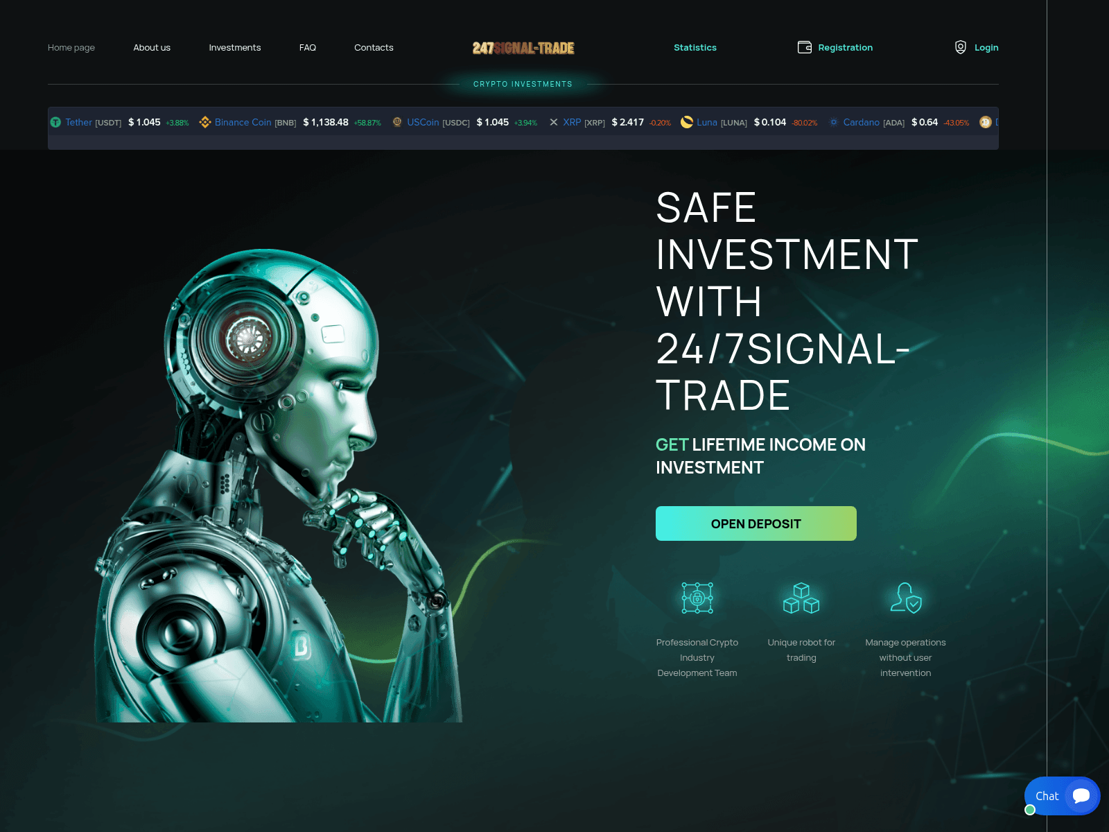 Screenshot of 247signal.com