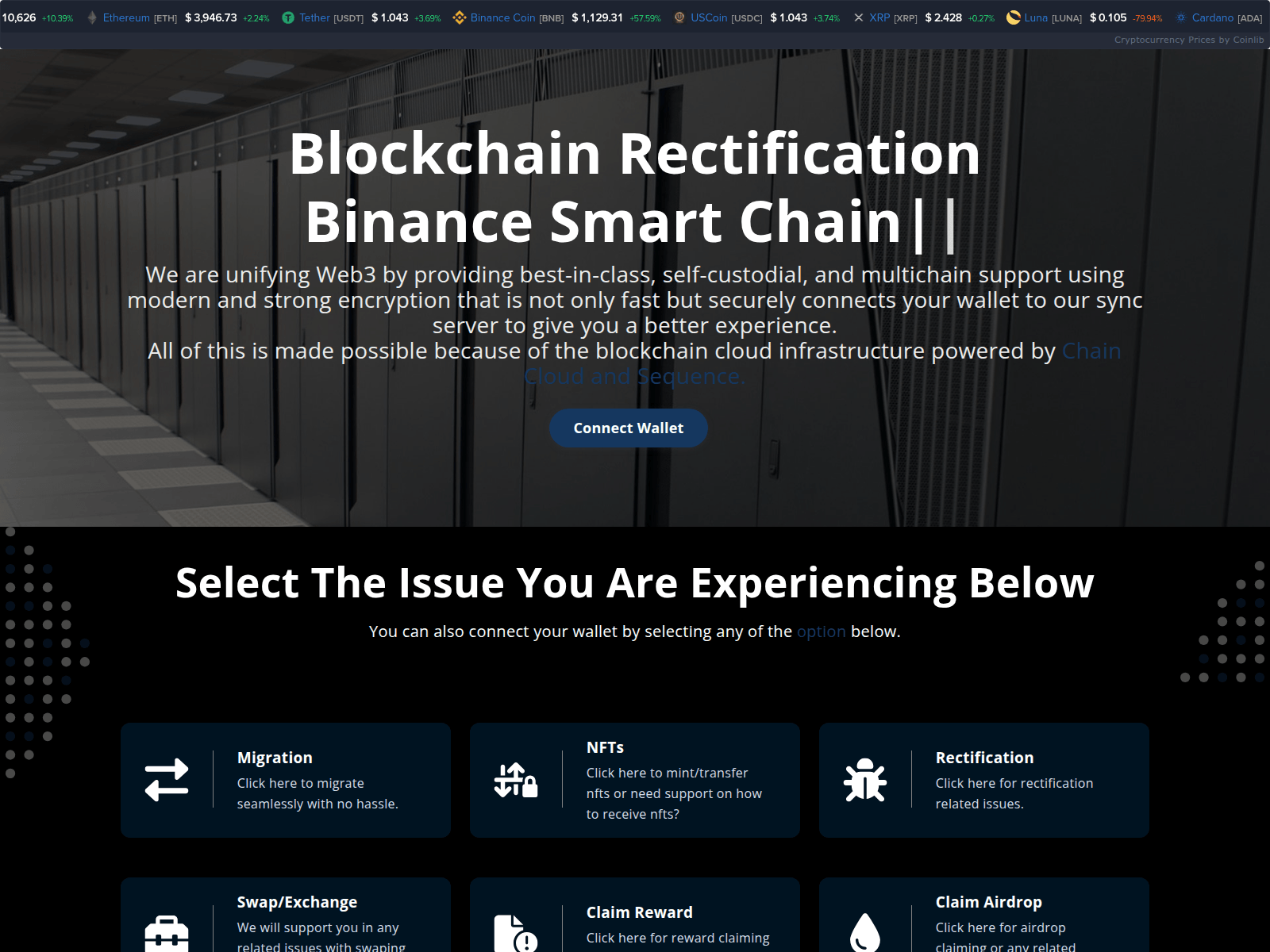 Screenshot of claimjindoncoinairdropportal.pages.dev