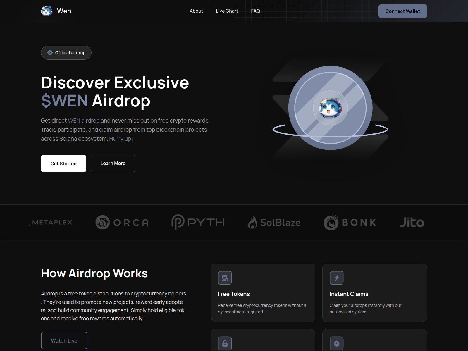 Forensic screenshot of wens.network