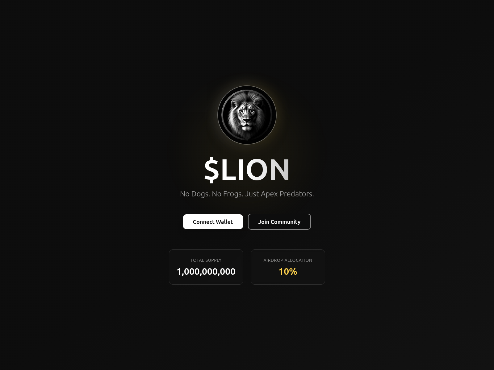 Screenshot of thelionpage.xyz