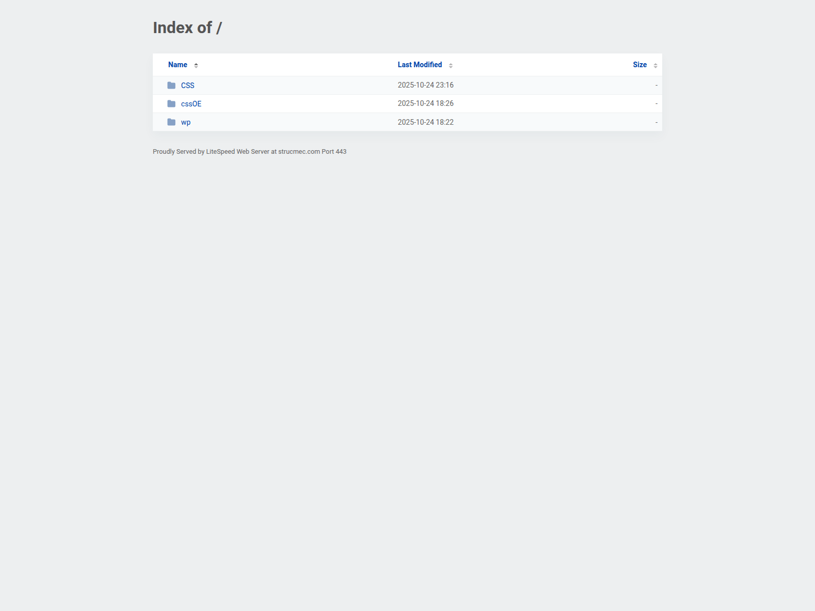 Screenshot of strucmec.com