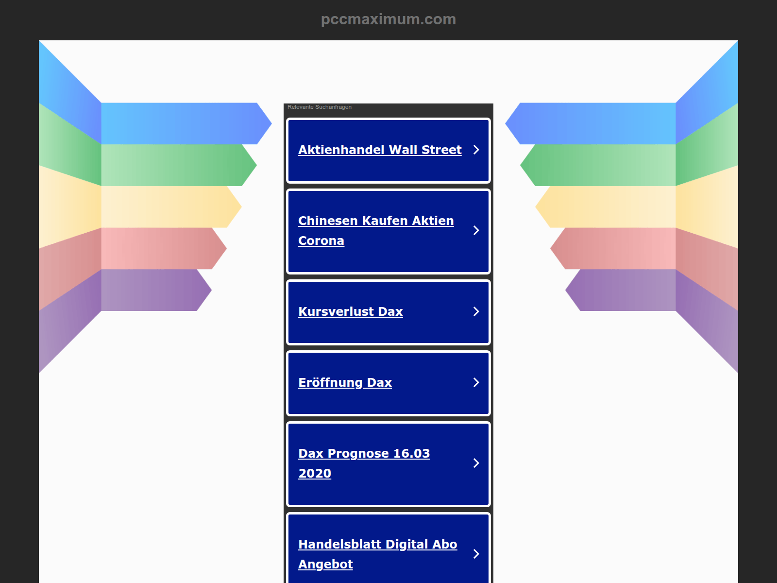 Forensic screenshot of my.pccmaximum.com