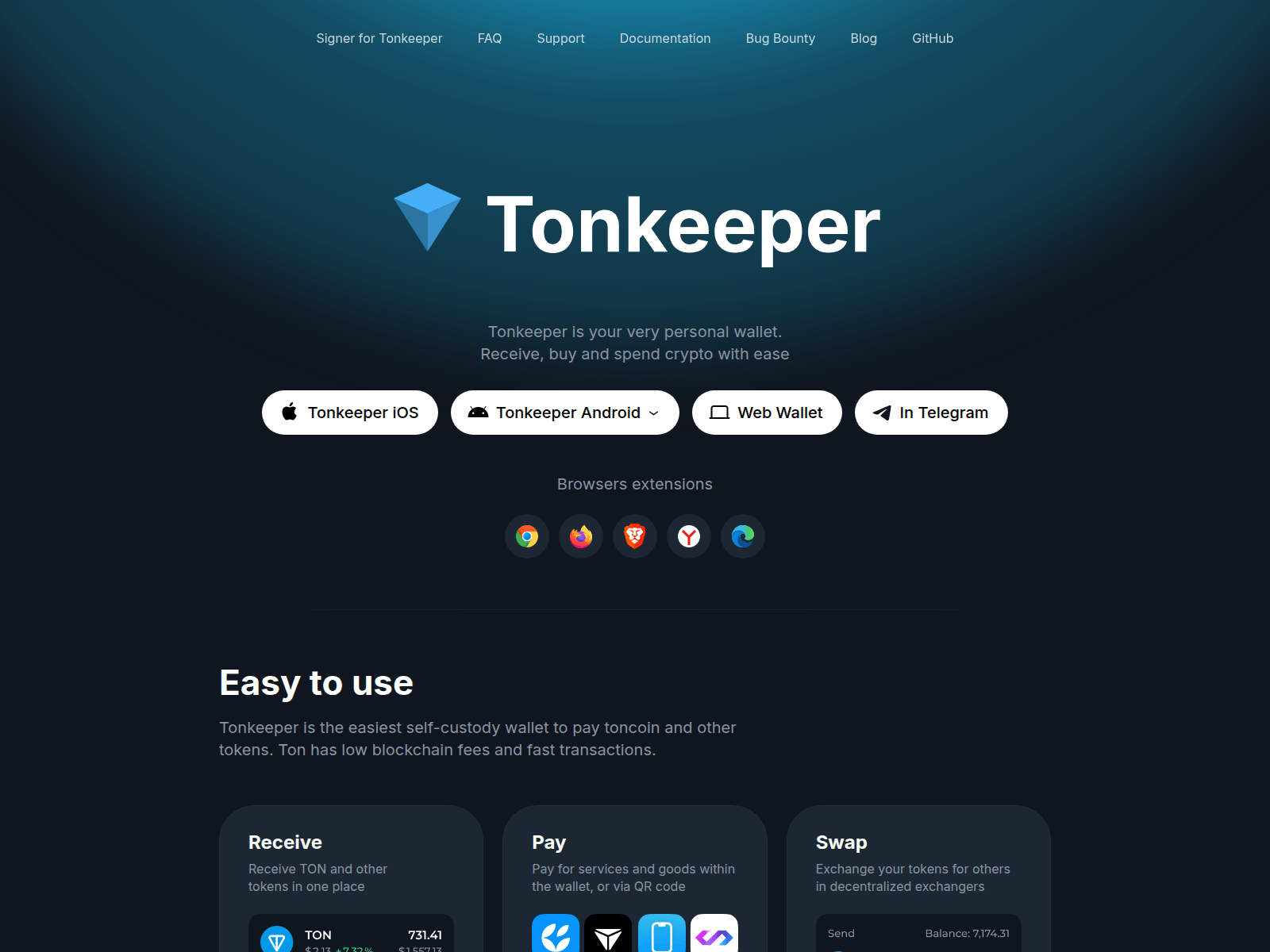 Screenshot of ton-keper.com