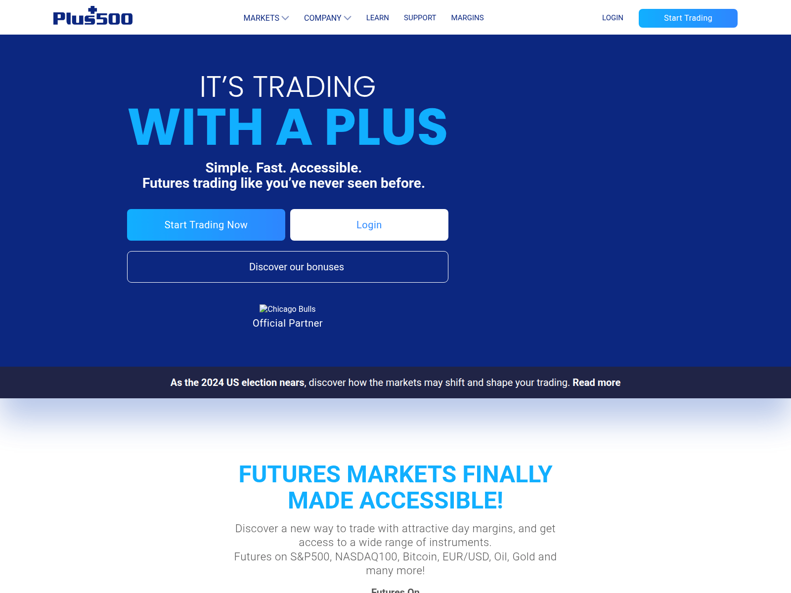 Screenshot of plus500ut.com